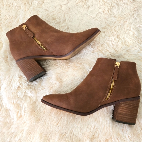 Sienna Brown Ankle Boots size 9 1/2 - Picture 8 of 9